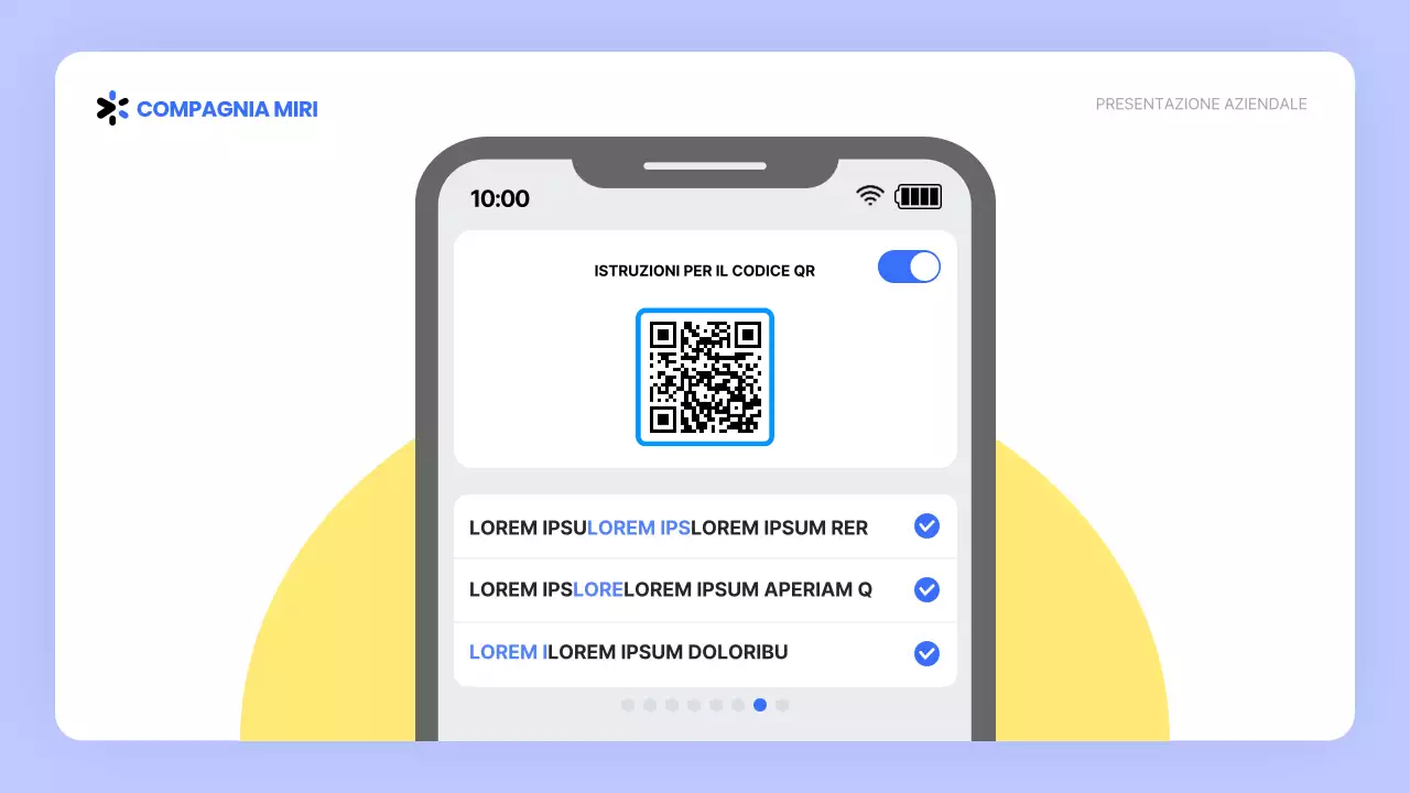 Guida ai programmi di stile dell'interfaccia utente in bianco e blu