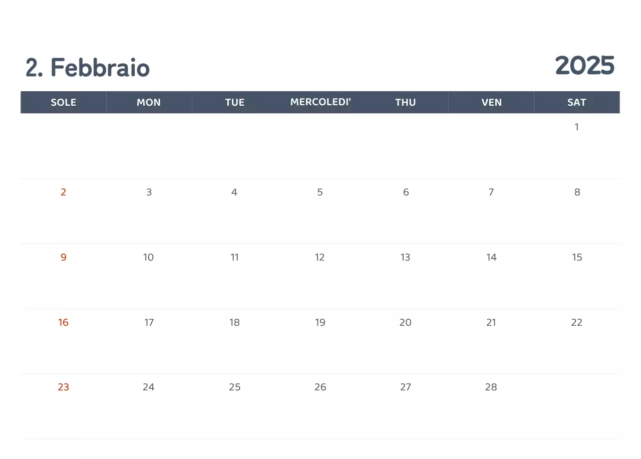 Calendari con illustrazioni colorate ed emozionali