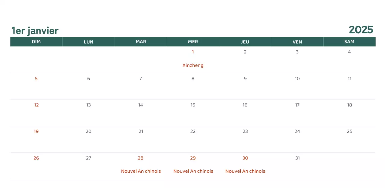 Calendriers avec illustrations colorées et émotionnelles