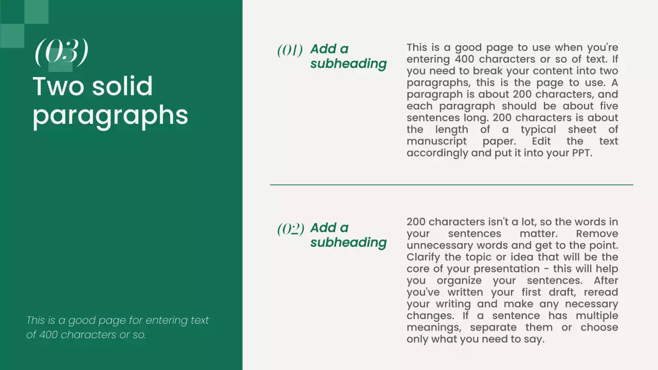 Green Simple Guide Presentation