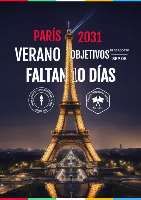 Azul Y Blanco Y Negro Moderno Genérico Torneo Deportivo Promoción