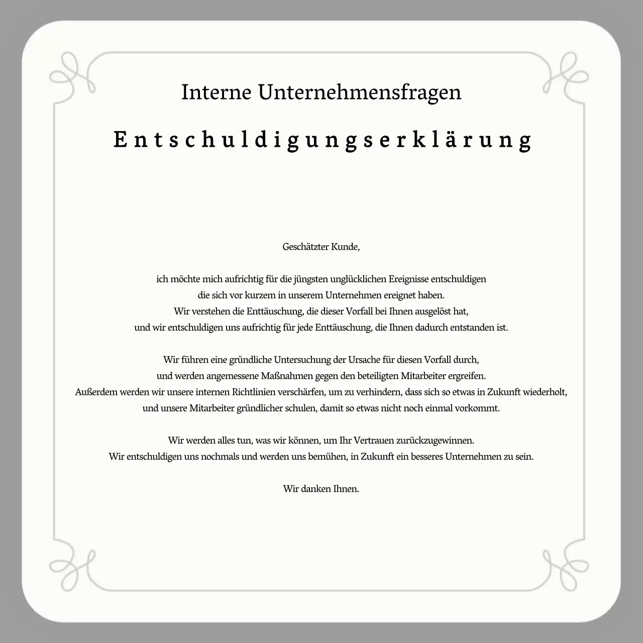 Eine Sammlung von einfachen Entschuldigungen in Blau
