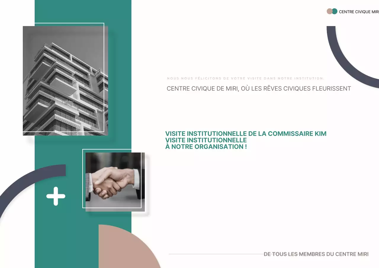 Un panneau de bienvenue épuré en vert et beige