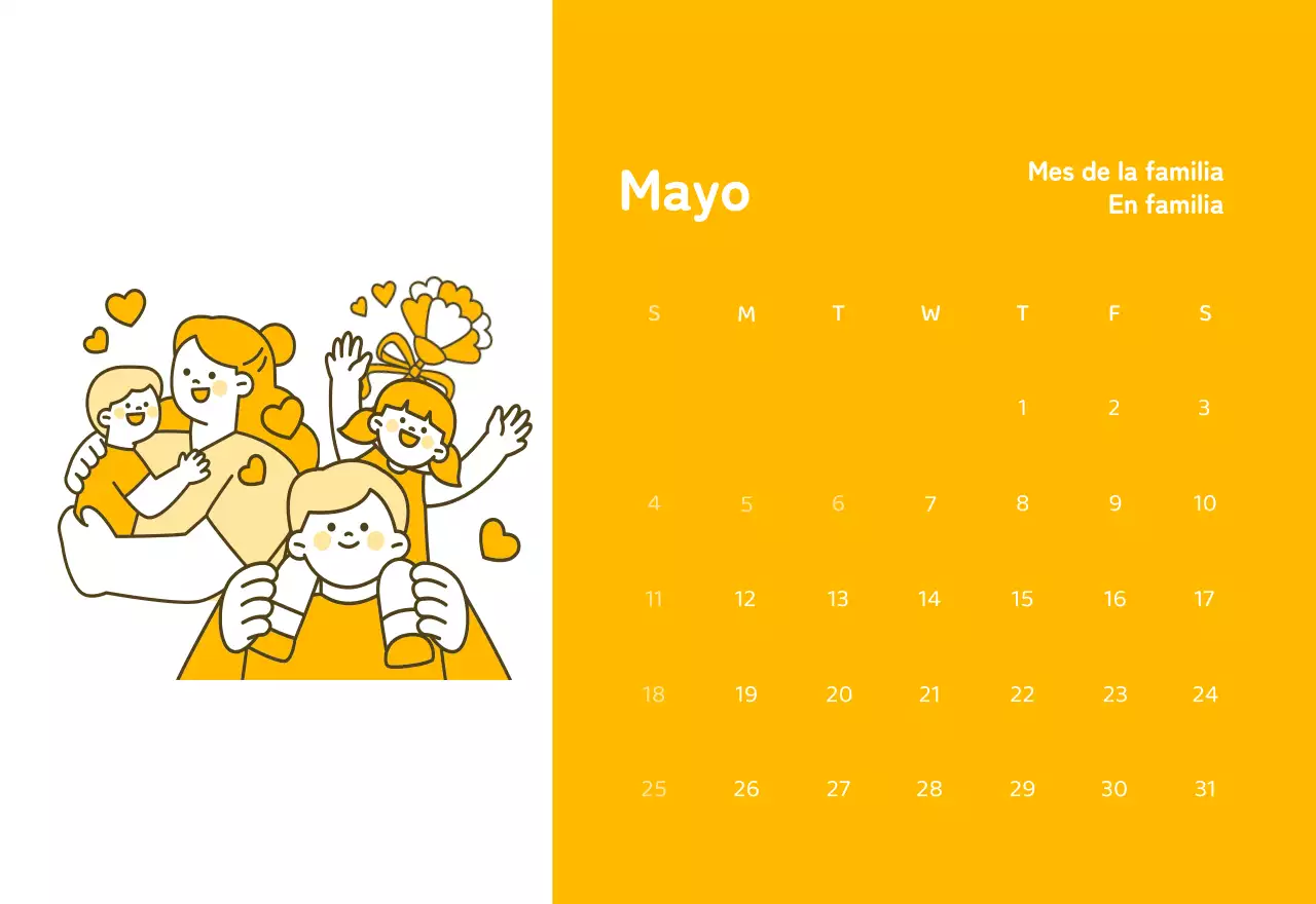 Calendarios con ilustraciones coloristas y emotivas