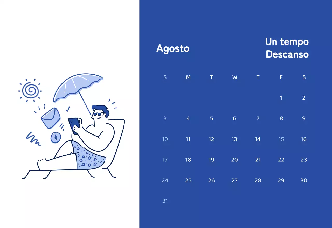 Calendarios con ilustraciones coloristas y emotivas