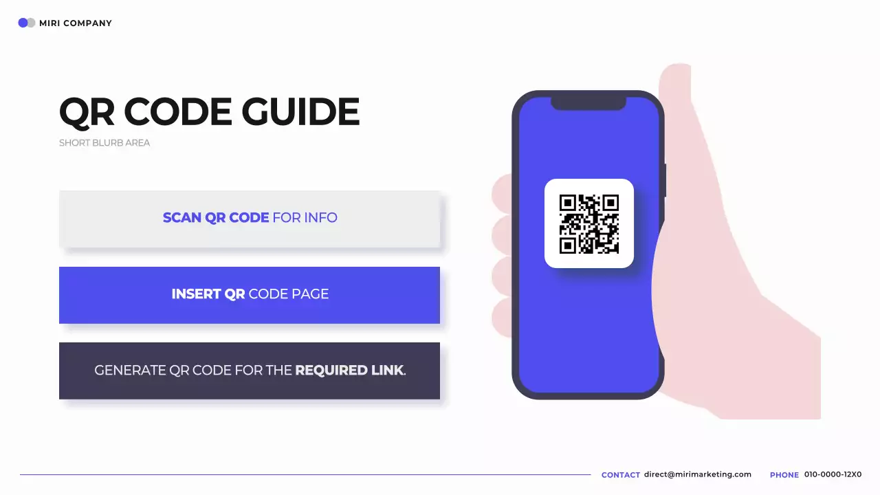 Blue Modern Company Guide Presentation