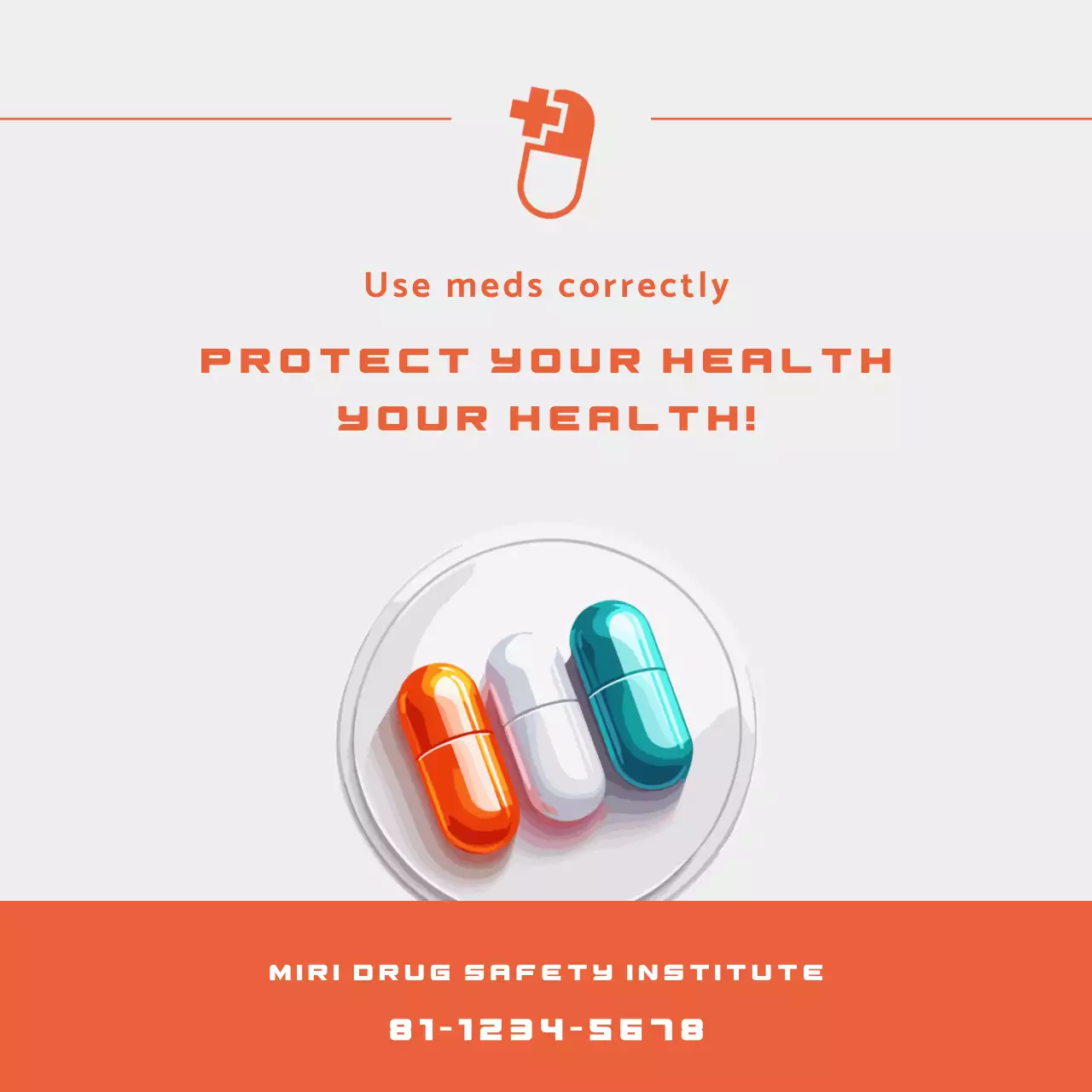 The orange, simple guide to proper medication use