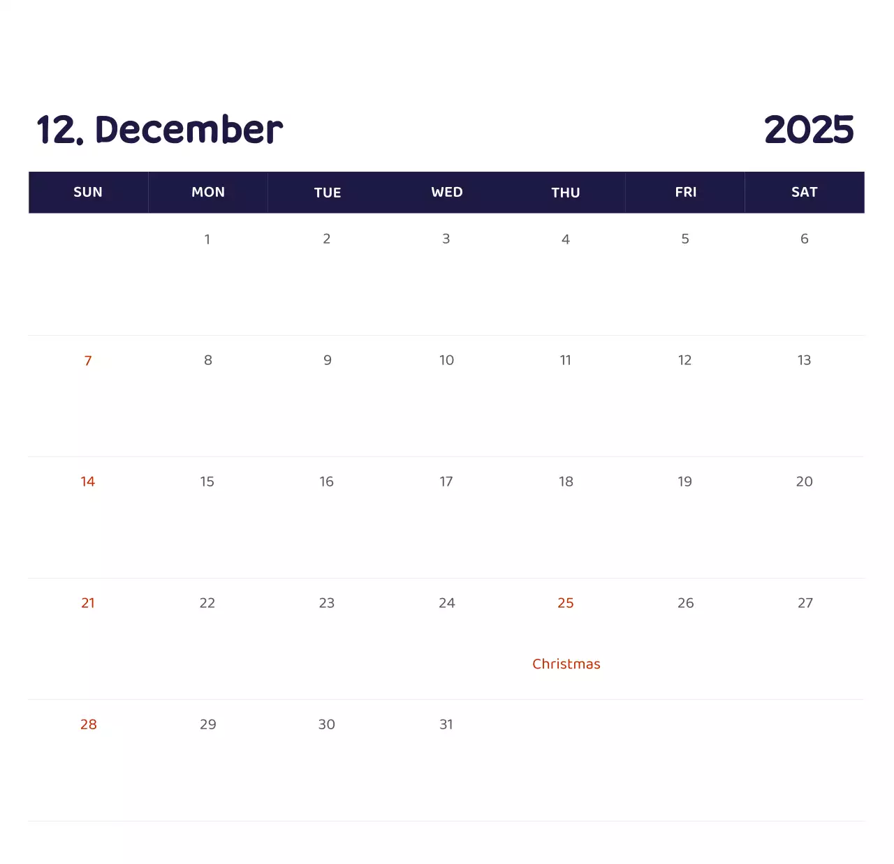 Lịch với hình ảnh minh họa đầy cảm xúc với nhiều màu sắc khác nhau
