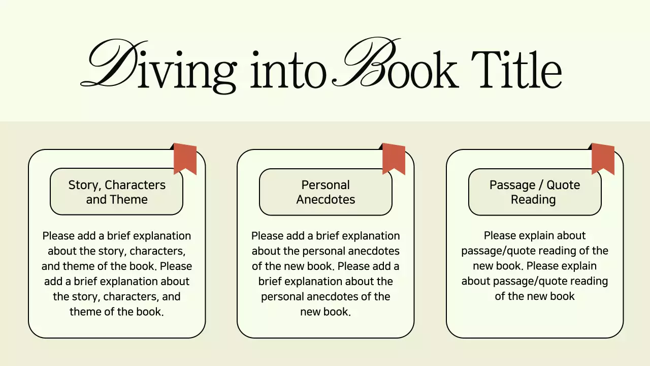 Beige Elegant Book Invitation Presentation