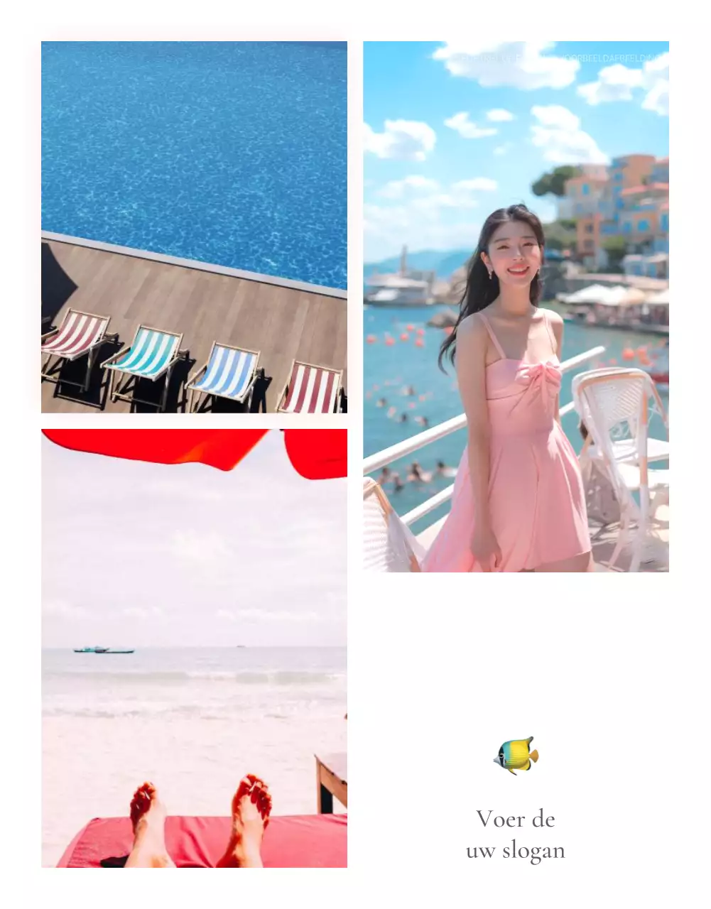 Trendy zomervakantie emoji concept in blauw en lichtblauw om mode te promoten