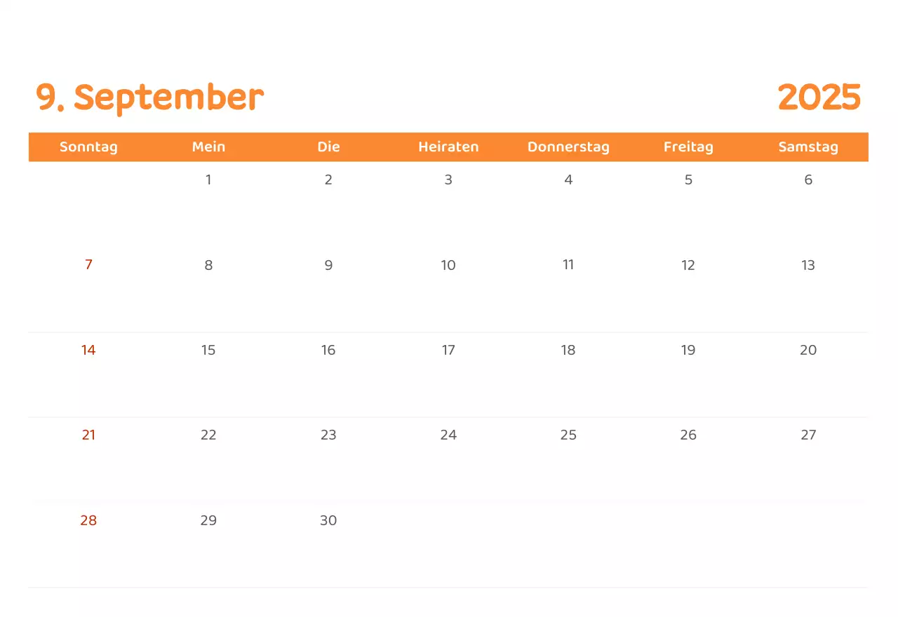 Kalender mit farbenfrohen und emotionalen Illustrationen