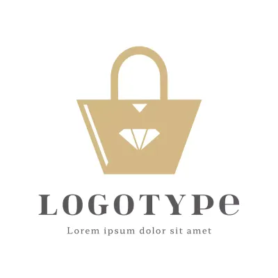Beige Minimal Fashion Logo