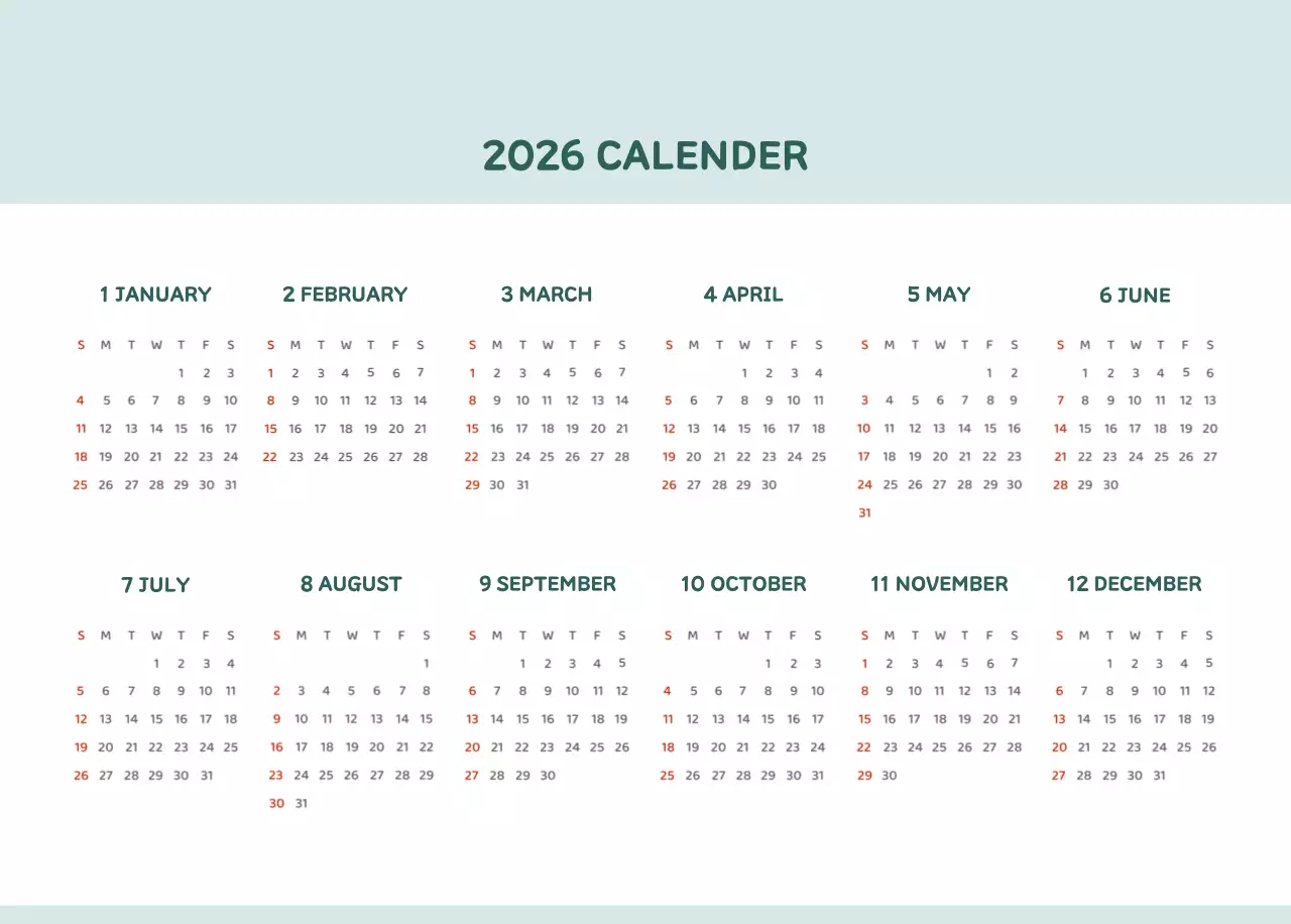 Calendars with colorful, emotional illustrations