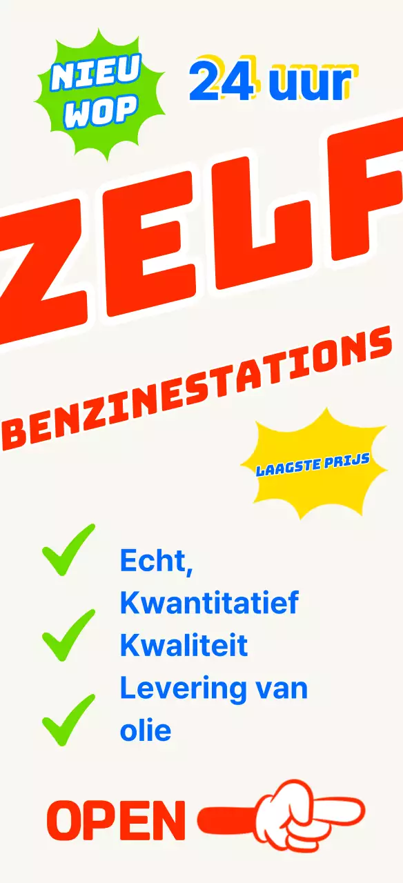 Amerikaans vintage handgeschilderd bord tankstation