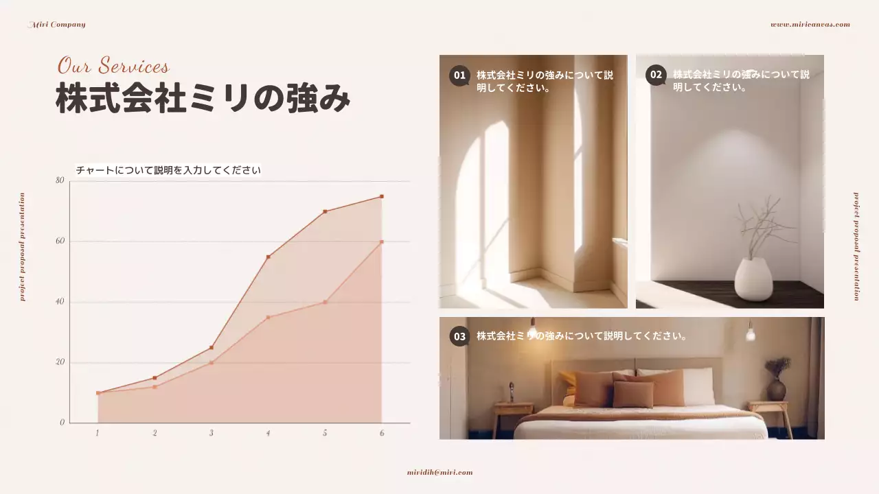 ベージュ モダン プロジェクト 企画書 プレゼンテーション