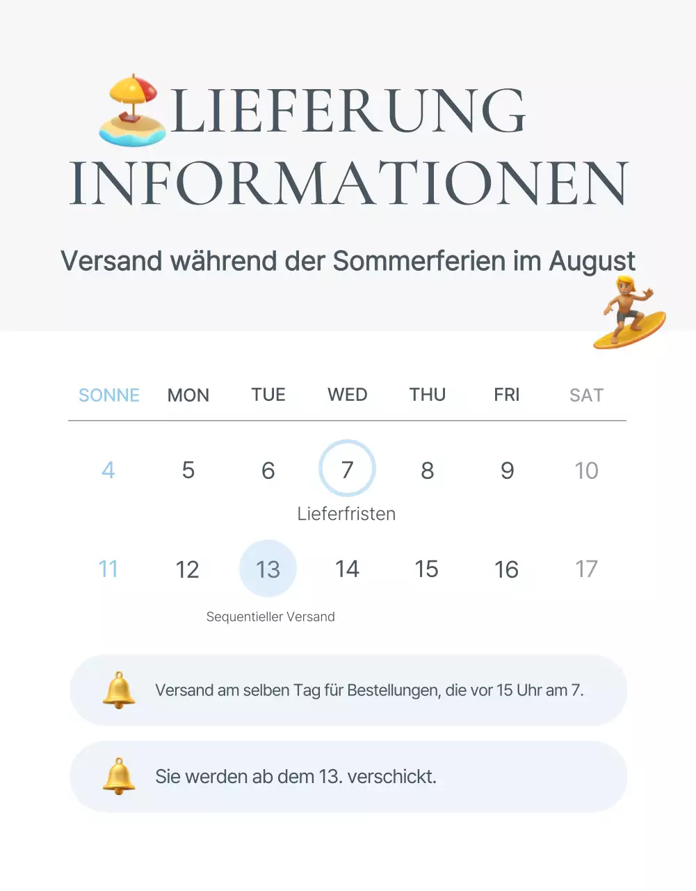 Trendiges Sommerurlaubs-Emoji-Konzept in Blau und Hellblau zur Förderung der Mode