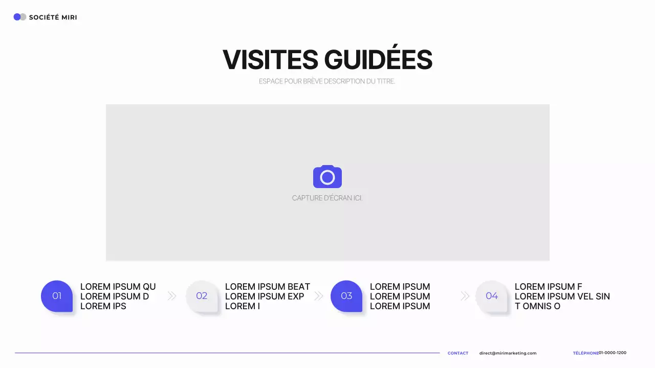 Un simple guide de programmation en bleu et blanc