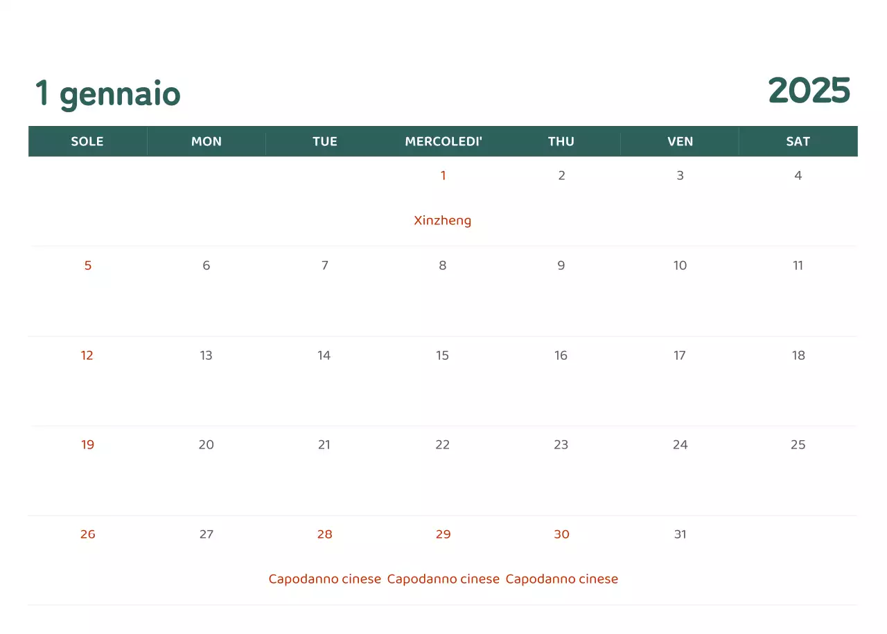 Calendari con illustrazioni colorate ed emozionali