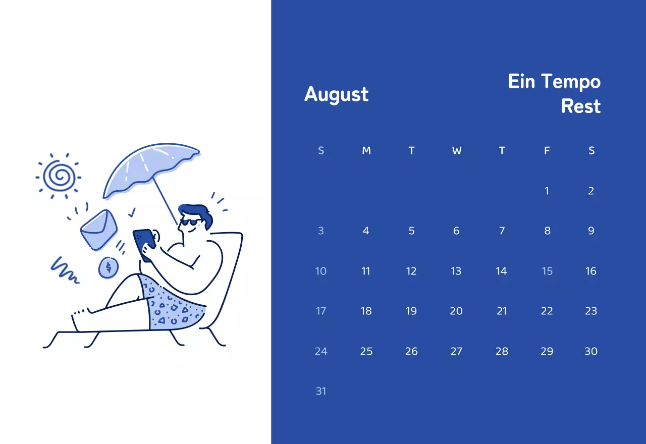 Kalender mit farbenfrohen und emotionalen Illustrationen
