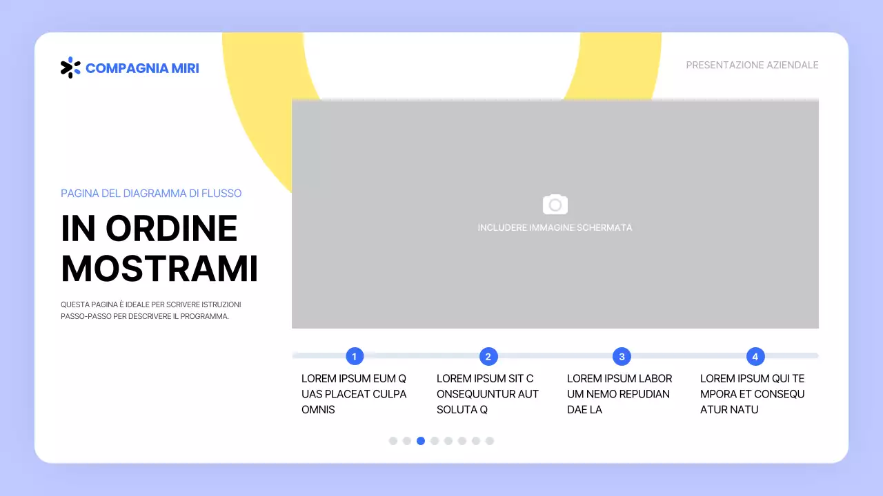 Guida ai programmi di stile dell'interfaccia utente in bianco e blu