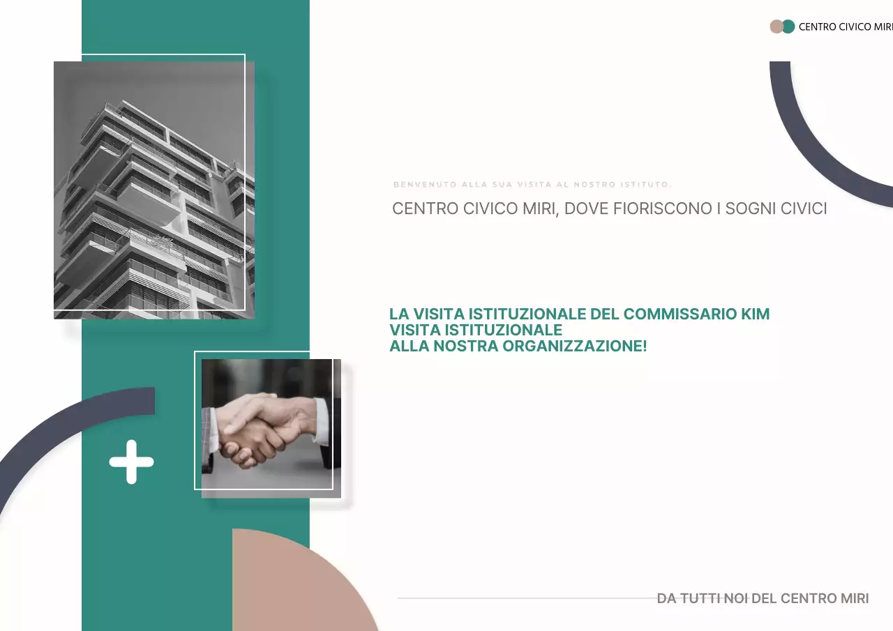 Un cartello di benvenuto pulito in verde e beige