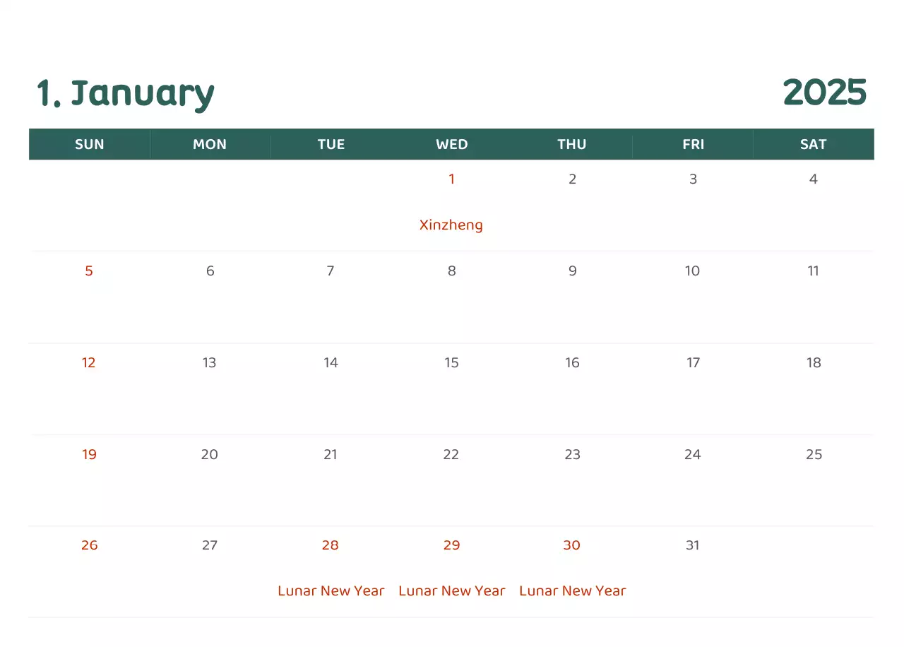 Calendars with colorful, emotional illustrations