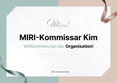 Ein sauberes Willkommensschild in Mint und Beige