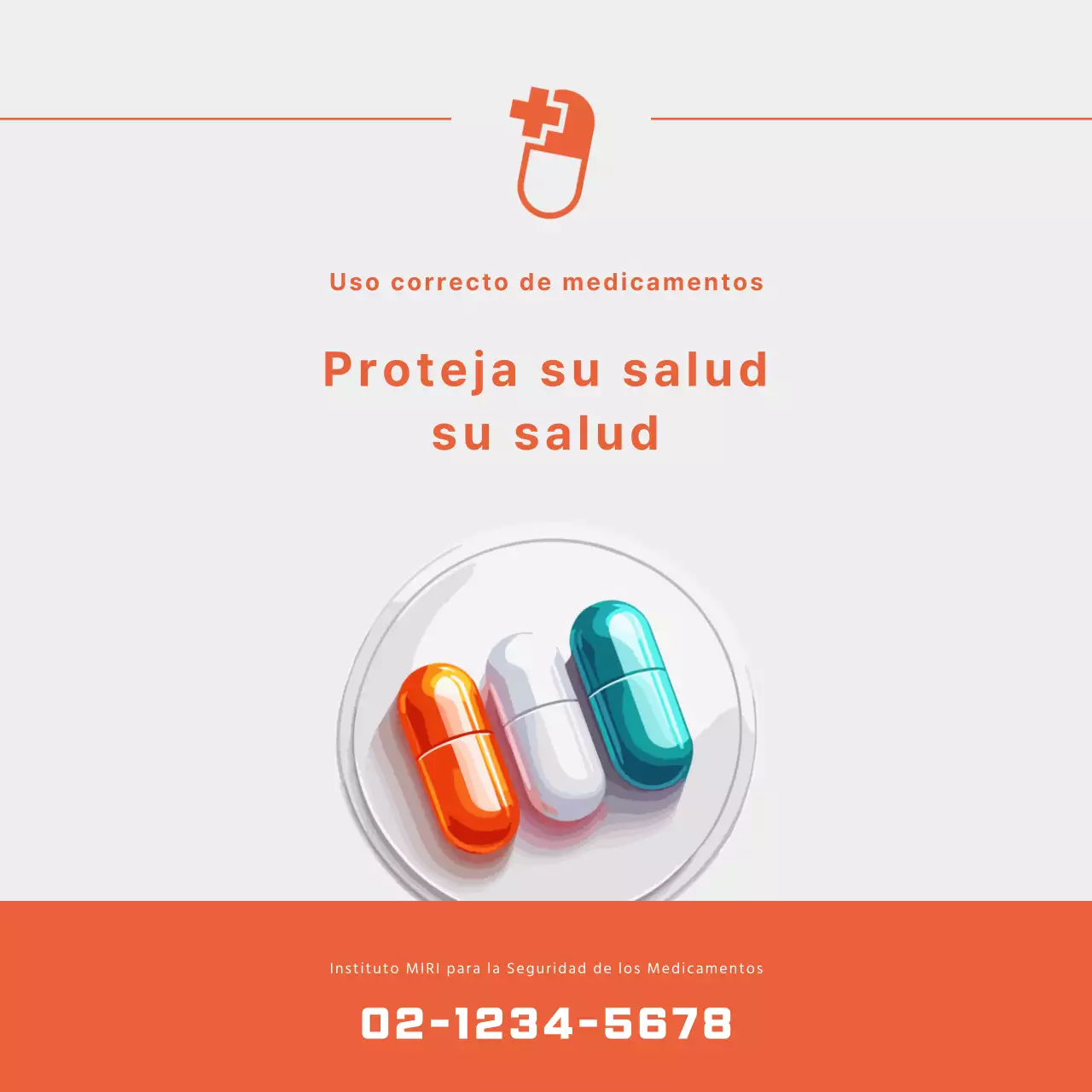 Una guía sencilla y de color naranja para utilizar correctamente los medicamentos