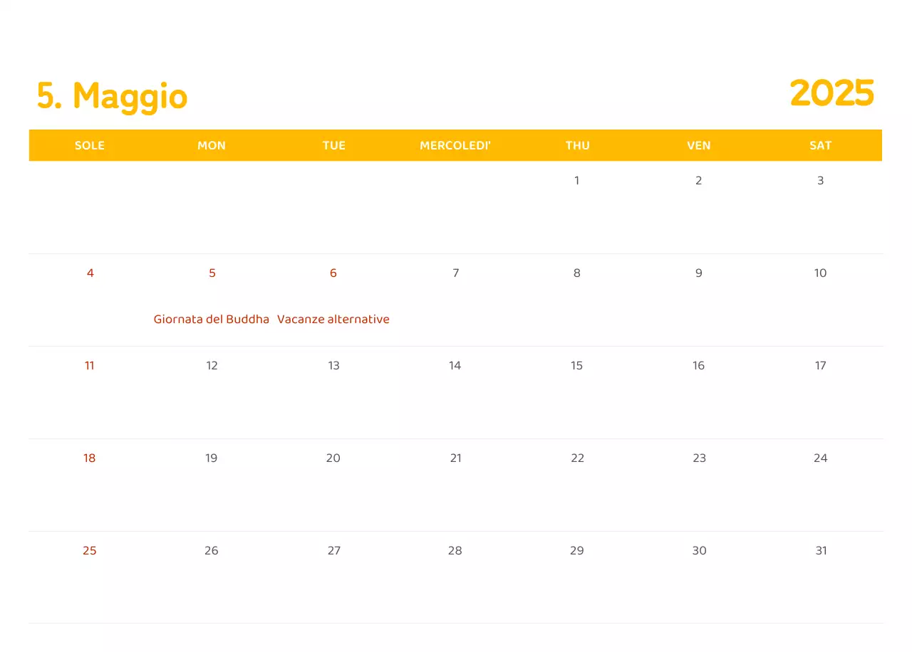 Calendari con illustrazioni colorate ed emozionali