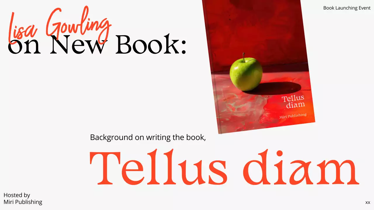 Red Modern Book Announcement Presentation