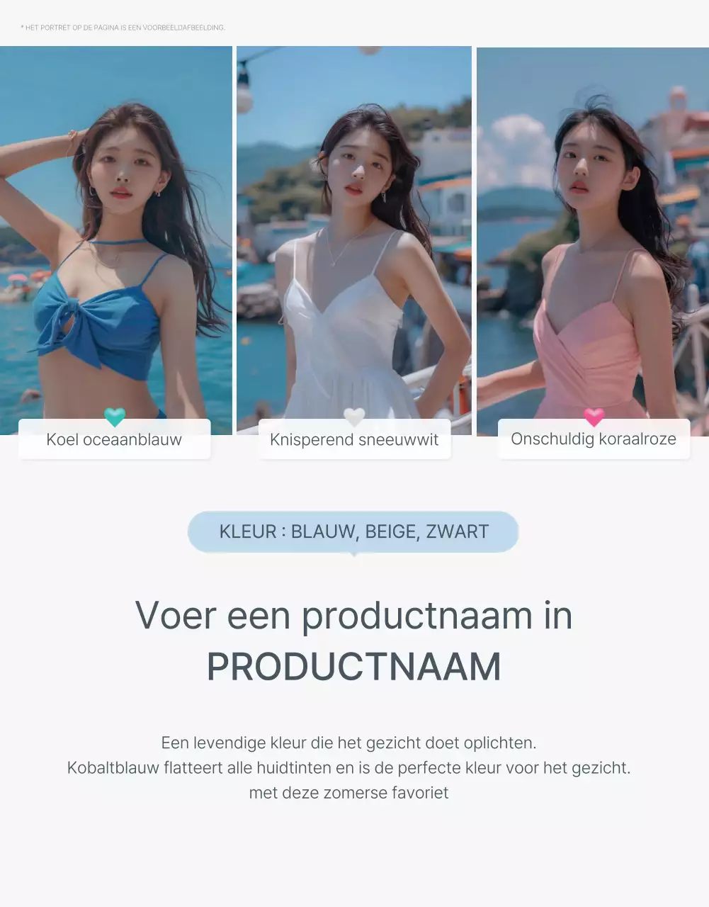 Trendy zomervakantie emoji concept in blauw en lichtblauw om mode te promoten