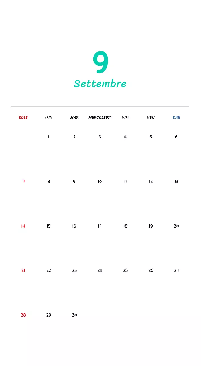 Calendario di Capodanno con simpatiche illustrazioni