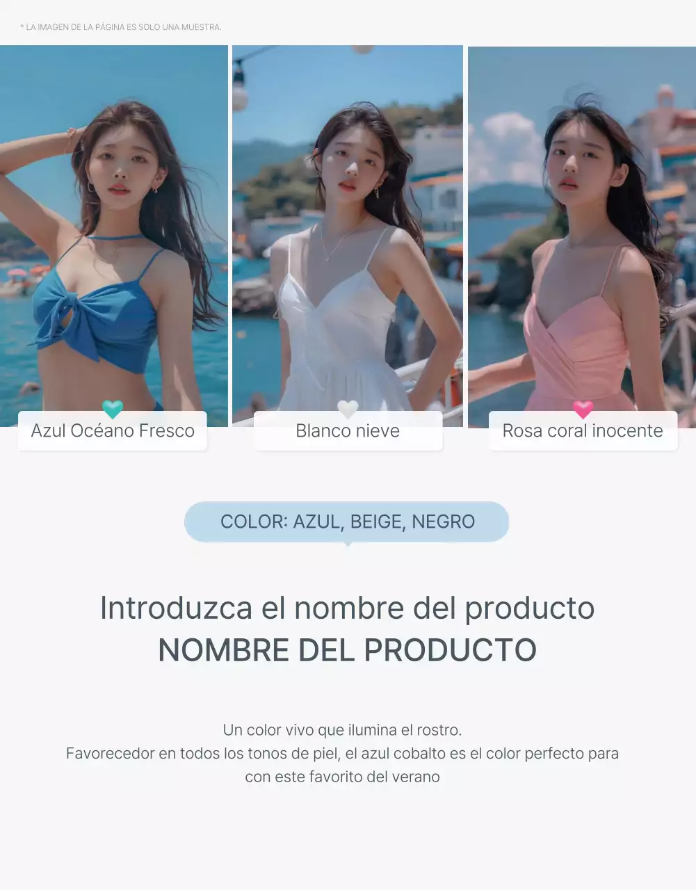 Concepto de emoji de vacaciones de verano en azul y azul claro para promover la moda