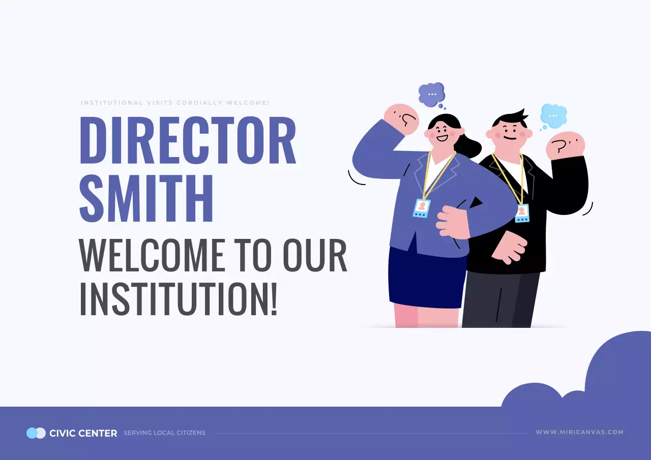 Blue Simple Welcome Announcement Poster