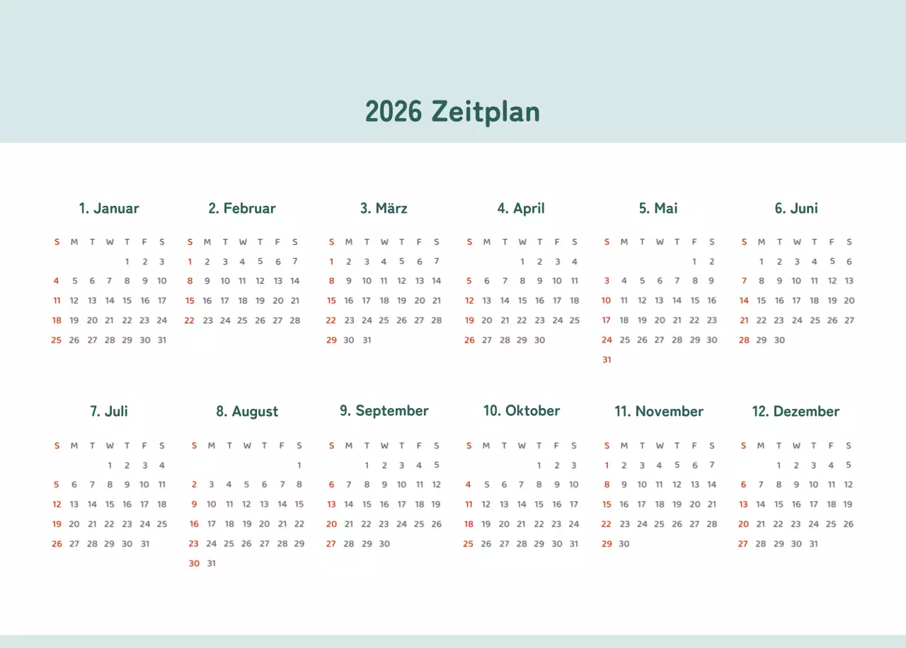 Kalender mit farbenfrohen und emotionalen Illustrationen