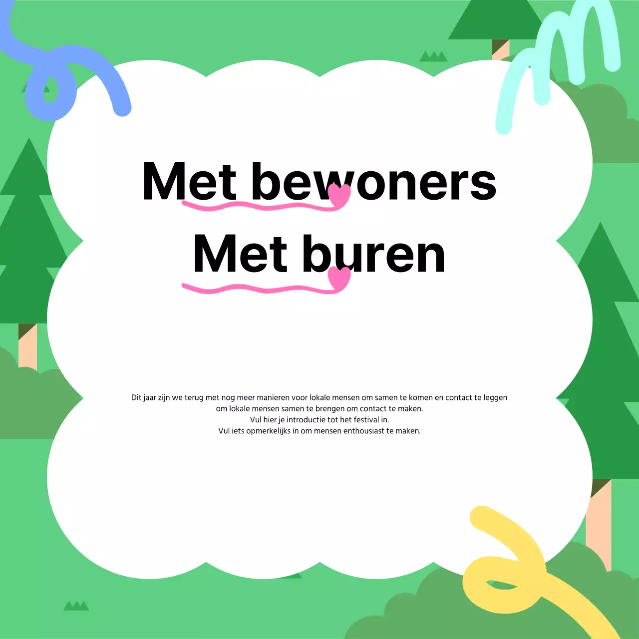 Bevorder de groene en zwarte netheid van het Unity Festival van het district