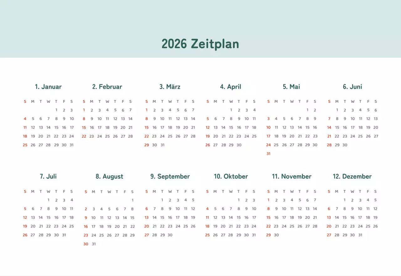 Kalender mit farbenfrohen und emotionalen Illustrationen