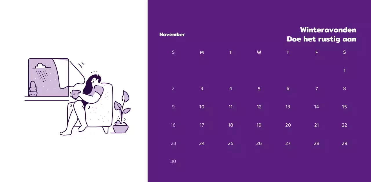 Kalenders met kleurrijke en emotionele illustraties