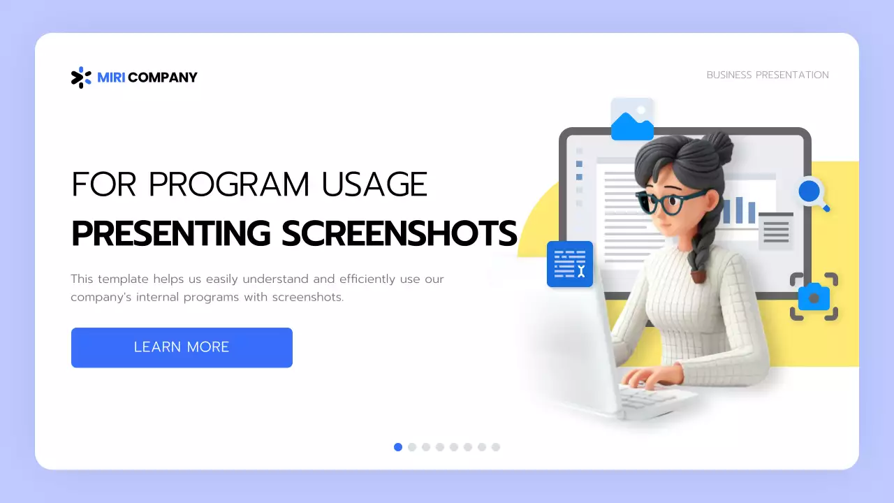 Blue Modern Business Guide Presentation