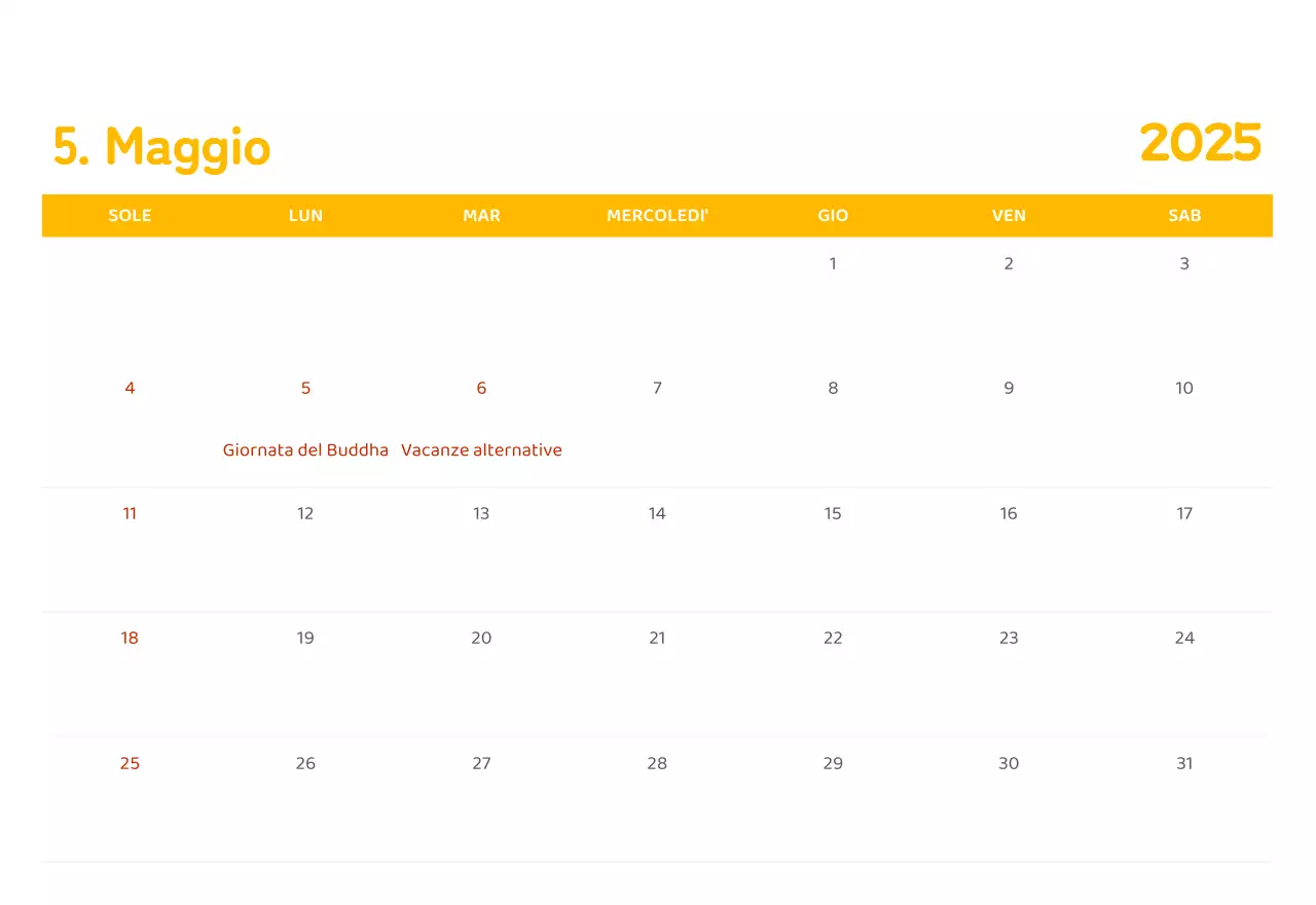 Calendari con illustrazioni colorate ed emozionali