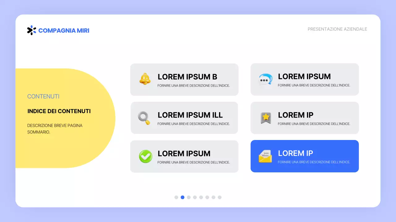 Guida ai programmi di stile dell'interfaccia utente in bianco e blu