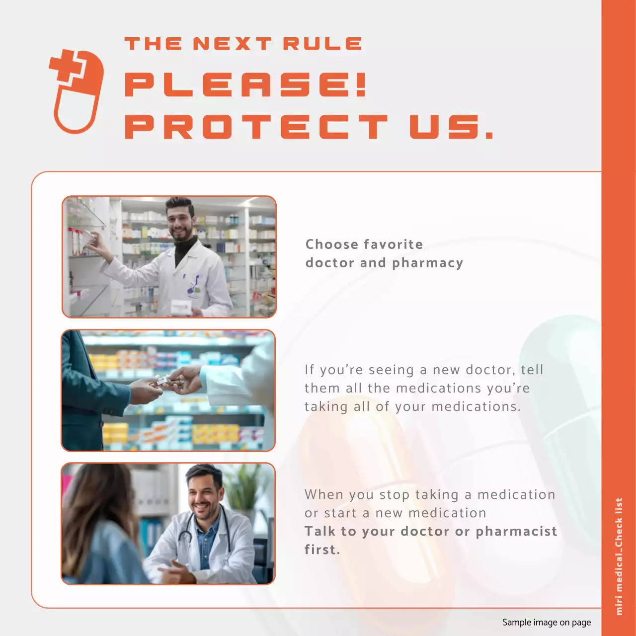 The orange, simple guide to proper medication use