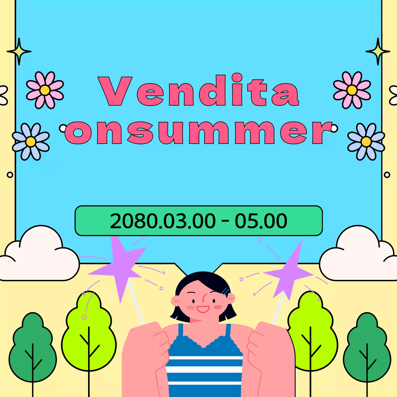 Una carrellata di eventi estivi kitsch in azzurro e rosa