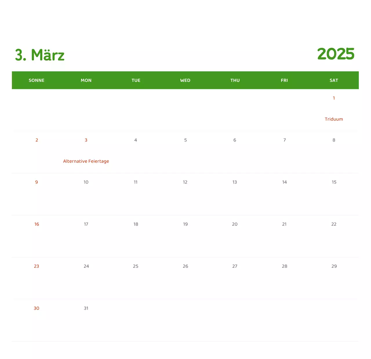 Kalender mit farbenfrohen und emotionalen Illustrationen