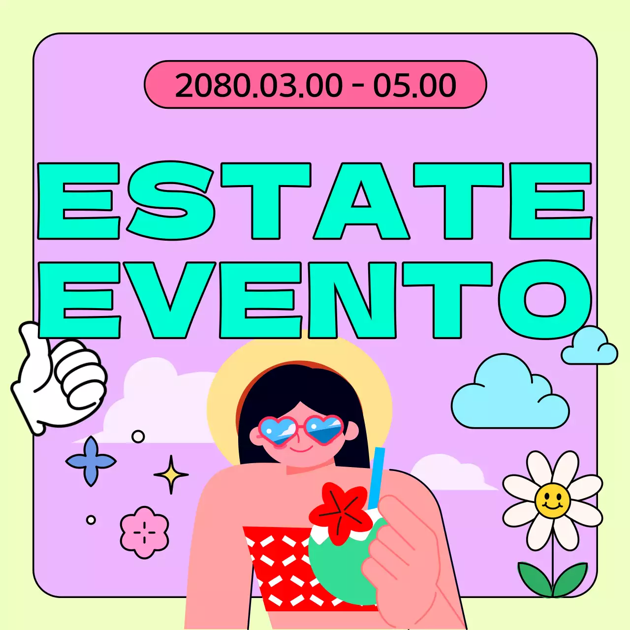 Una carrellata di eventi estivi kitsch in azzurro e rosa