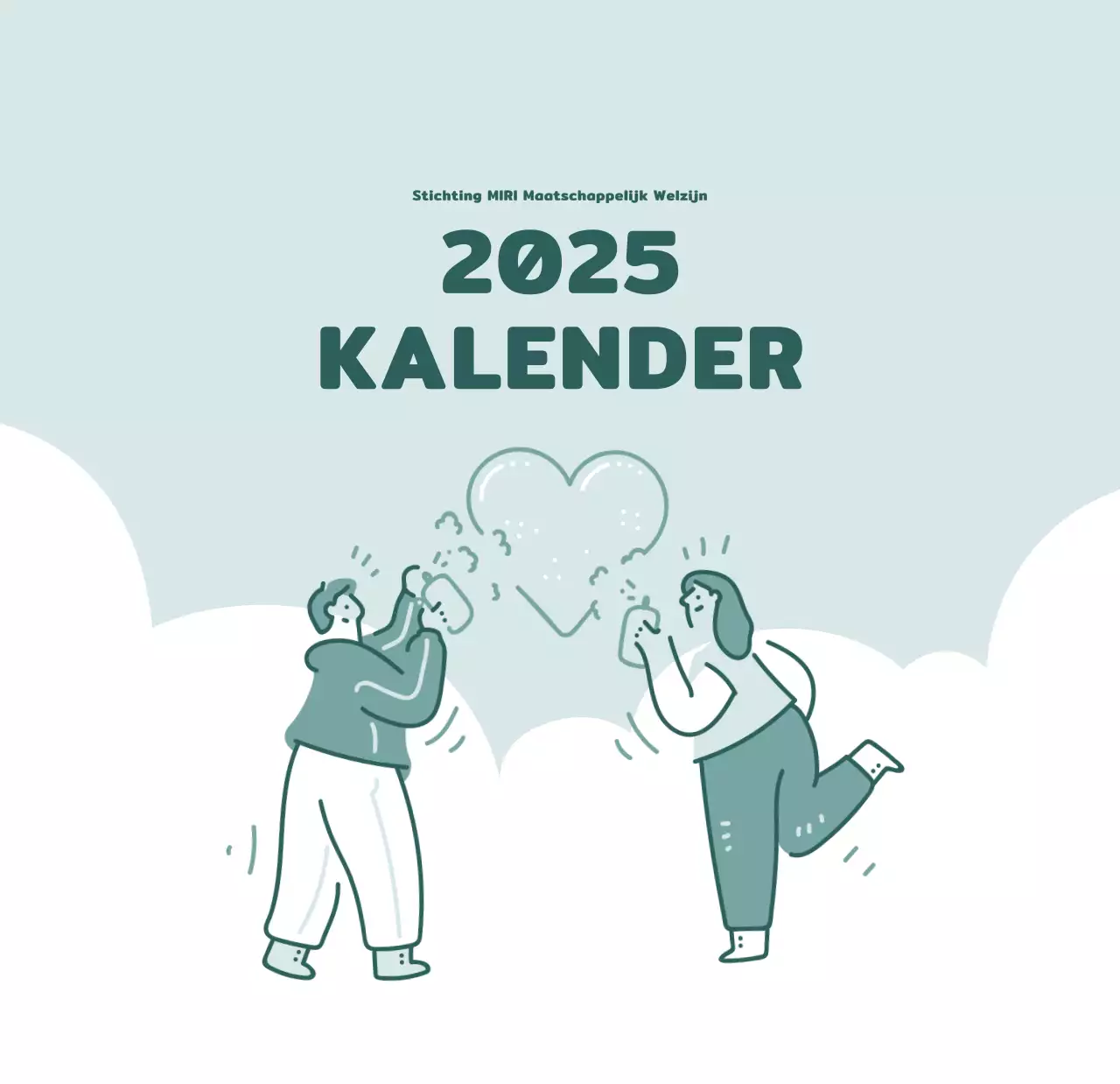 Kalenders met kleurrijke en emotionele illustraties