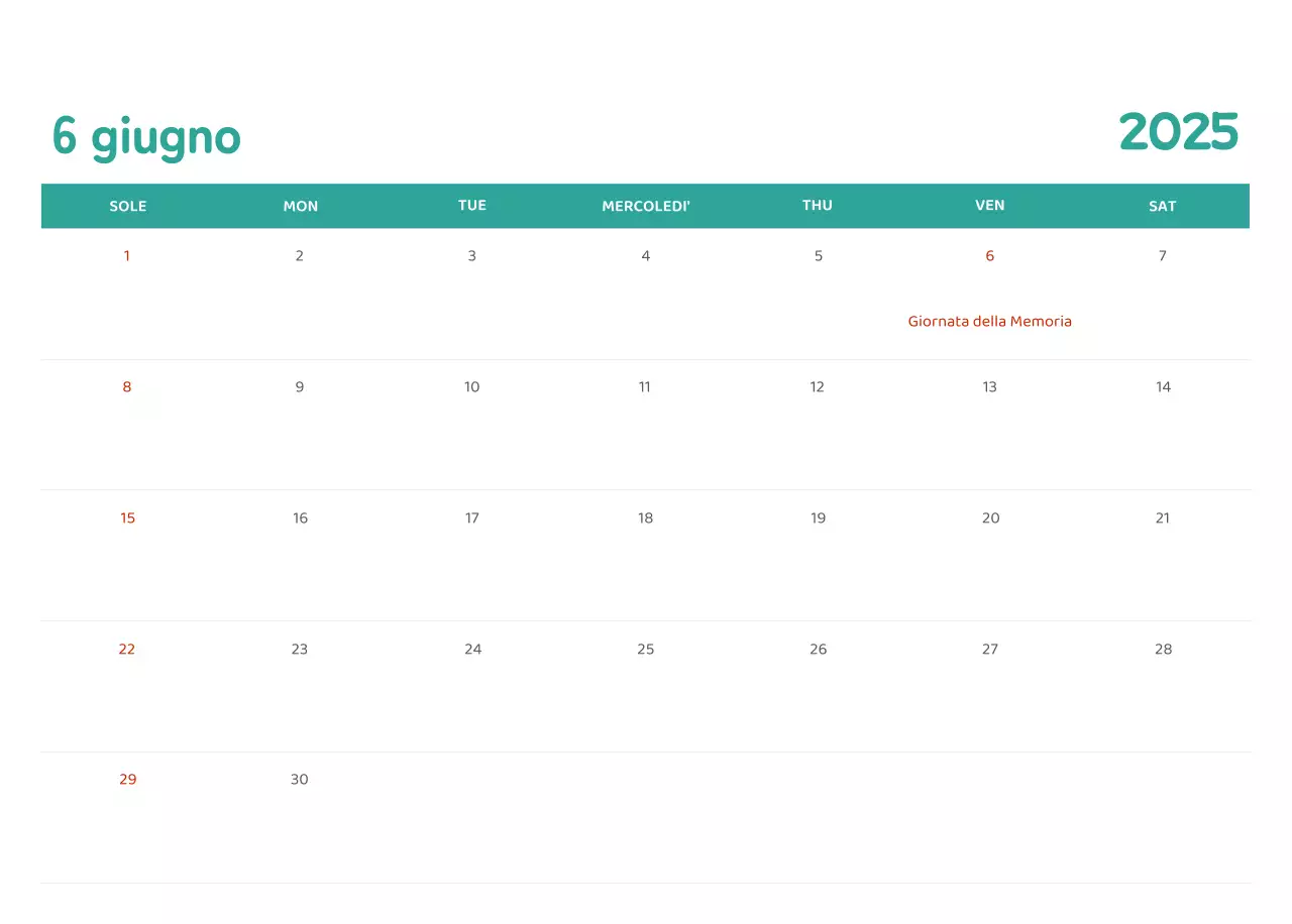 Calendari con illustrazioni colorate ed emozionali