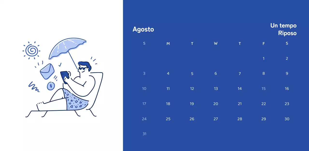 Calendari con illustrazioni colorate ed emozionali