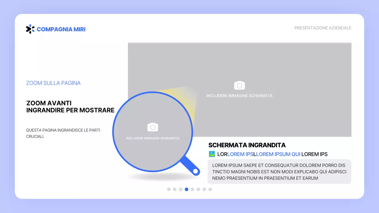 Guida ai programmi di stile dell'interfaccia utente in bianco e blu