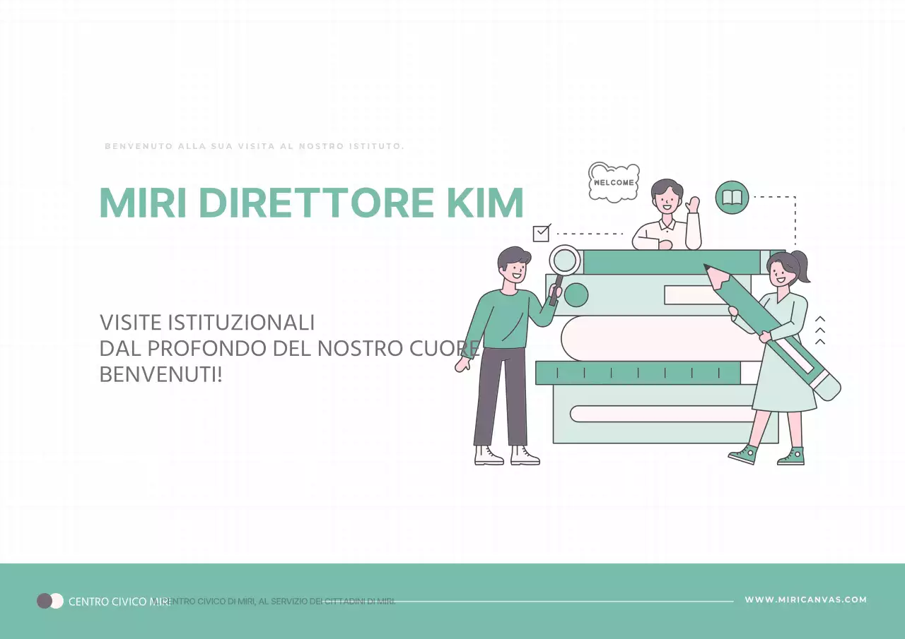 Un cartello di benvenuto di tendenza in verde e grigio